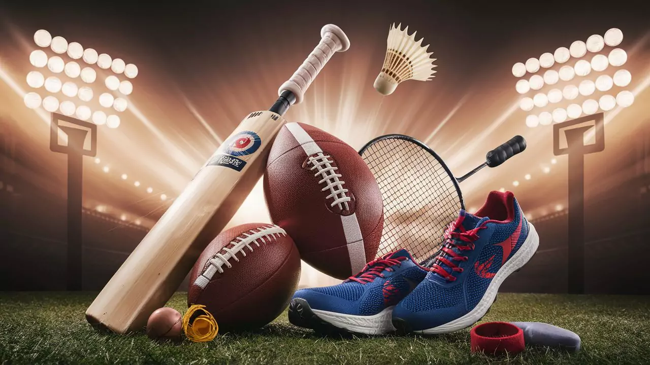 Best Sports Gear Cricket Football Badminton